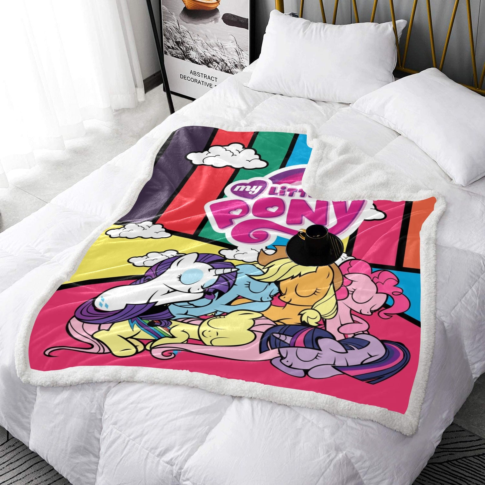 My Little Pony Double Layer Short Plush Blanket 50"X60" - The Cool Collective AU
