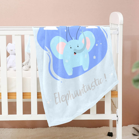 Elephantastic II Baby Blanket - The Cool Collective AU