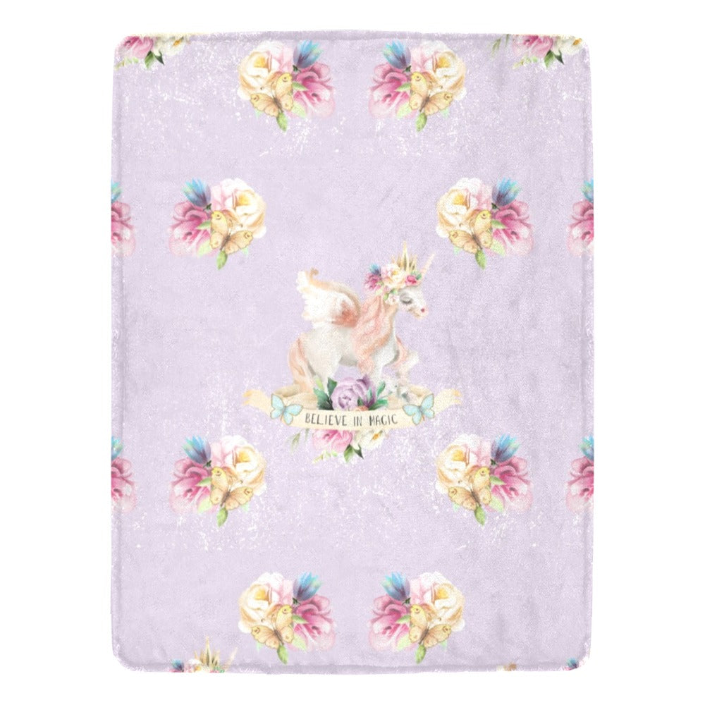Believe In Magic Unicorn Ultra-Soft Micro Fleece Blanket - The Cool Collective AU