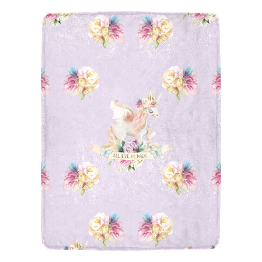 Believe In Magic Unicorn Ultra-Soft Micro Fleece Blanket - The Cool Collective AU