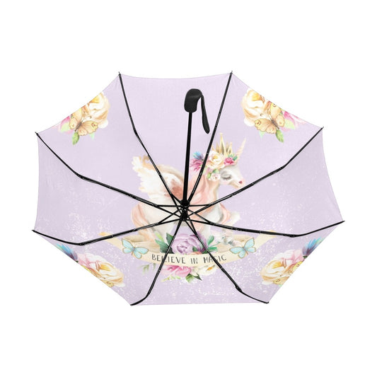 Believe In Magic Anti-UV Auto-Foldable Umbrella - The Cool Collective AU