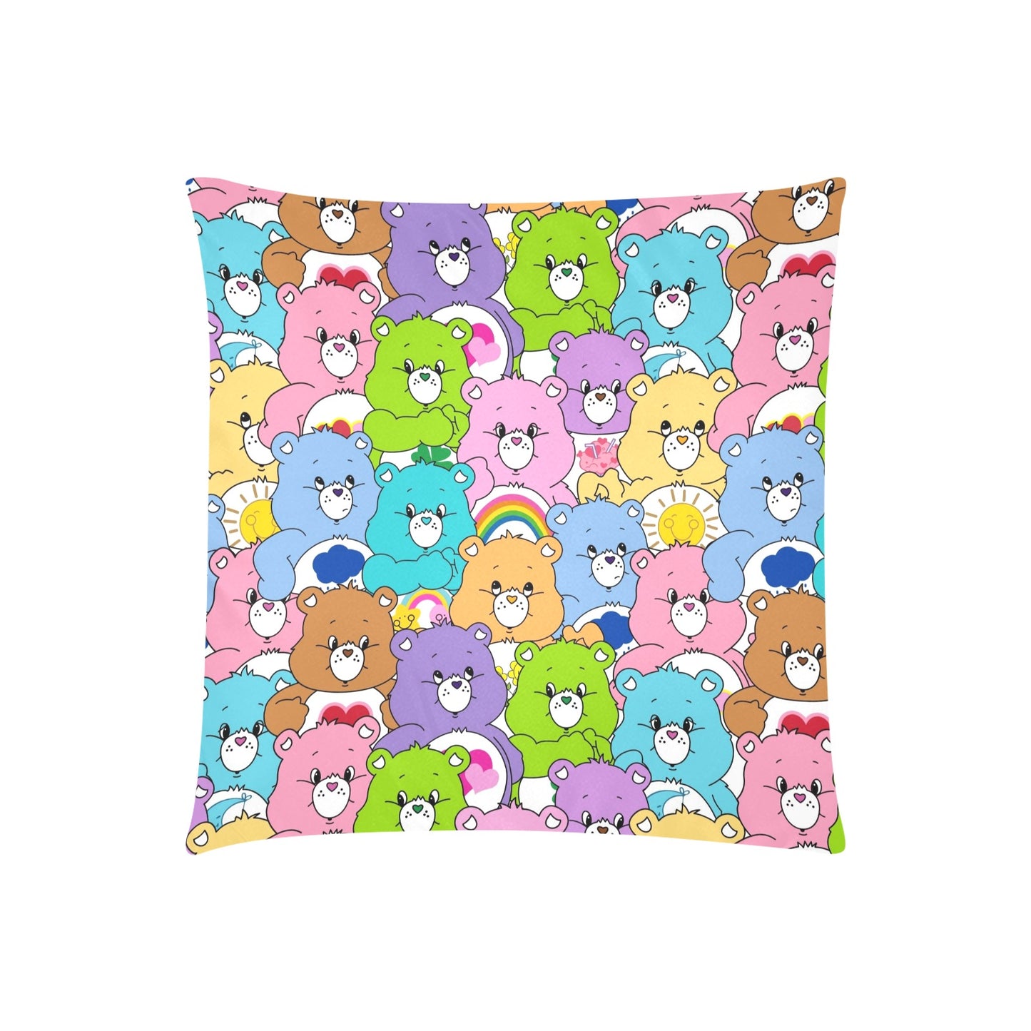 Care Bear Zippered Cushion Cover 20"x20" - The Cool Collective AU