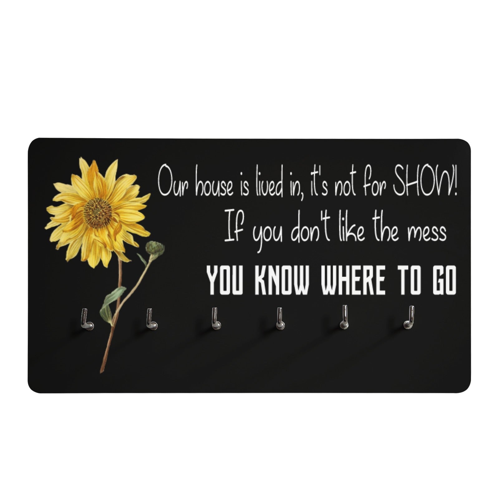 Chrysanthemum Wall Mounted Decor Key Holder - The Cool Collective AU
