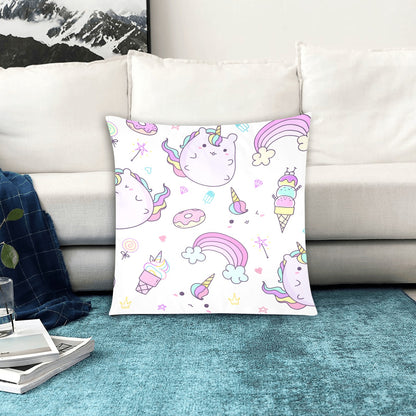 Donuts & Ice Cream Unicorn Zippered Cushion Cover 20"x20" - The Cool Collective AU