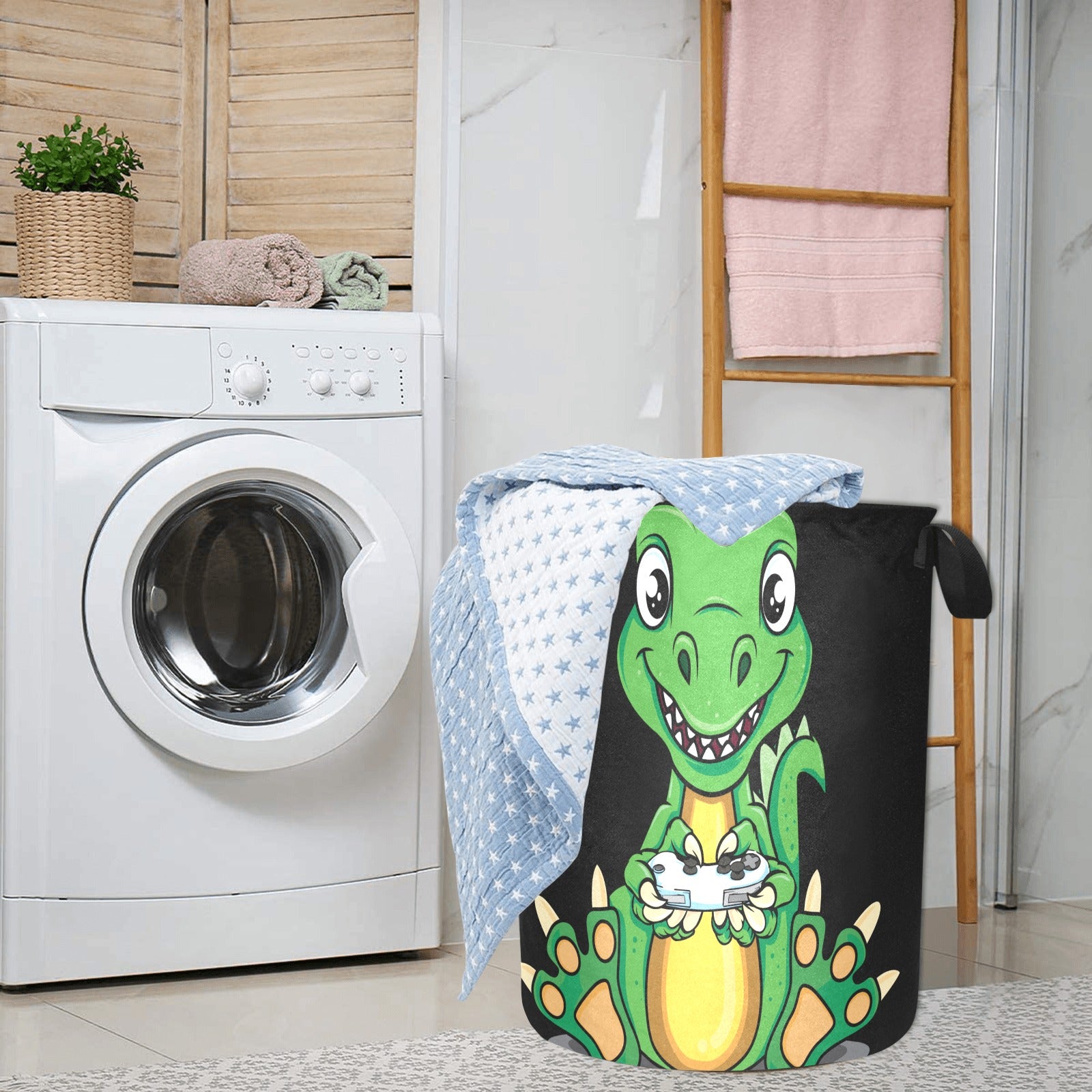 Dino Gamer Laundry Bag - The Cool Collective AU