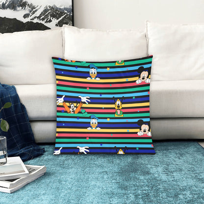 Duck, Mouse, Dog Zippered Cushion Cover 20"x20" - The Cool Collective AU