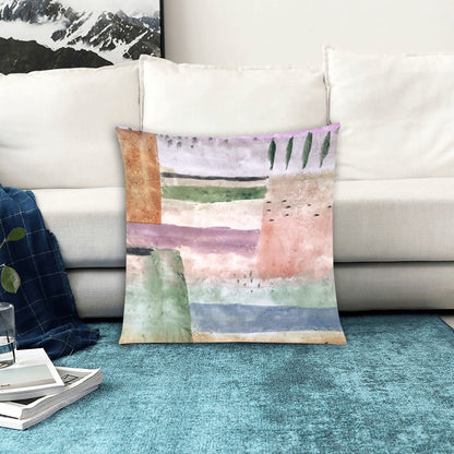 Abstract Zippered Pillow Case 20"x20" - The Cool Collective AU