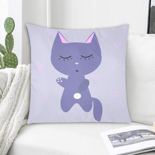 Kitty Cat Zippered Cushion Cover 20"x20" - The Cool Collective AU