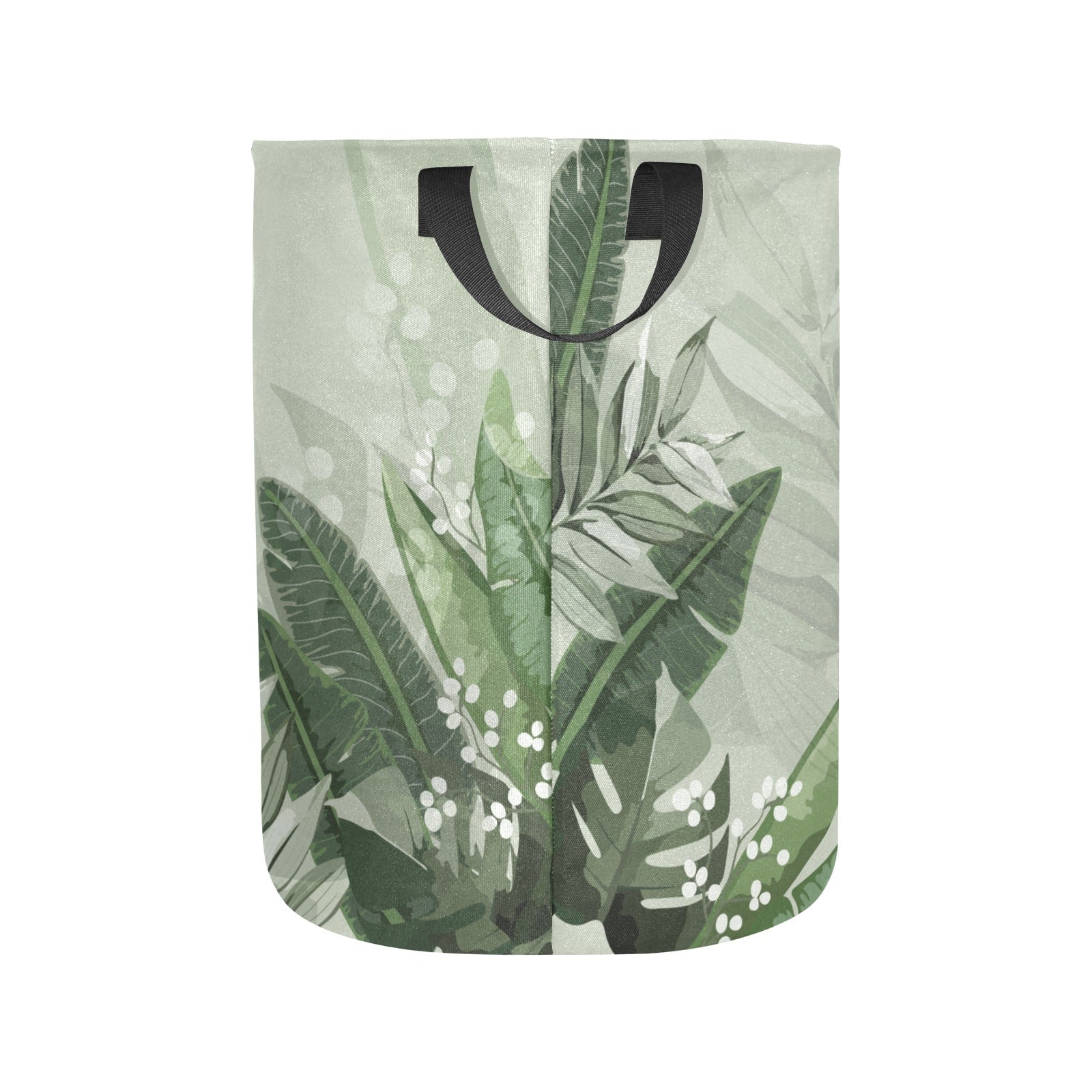 Green Leaves Laundry Basket Laundry Bag - The Cool Collective AU
