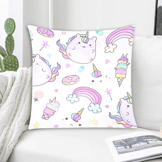 Donuts & Ice Cream Unicorn Zippered Cushion Cover 20"x20" - The Cool Collective AU