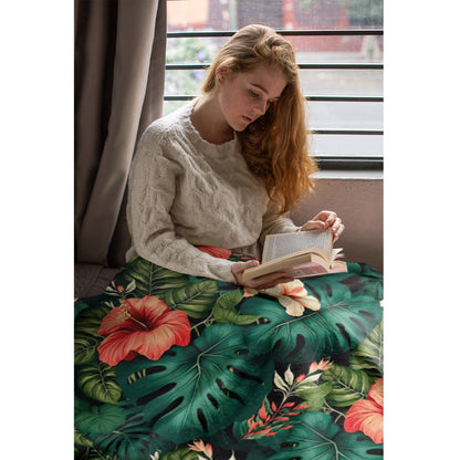 Tropical Ultra-Soft Micro Fleece Blanket - The Cool Collective AU