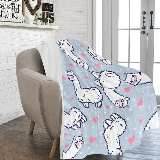Llama Love Ultra-Soft Micro Fleece Blanket - The Cool Collective AU