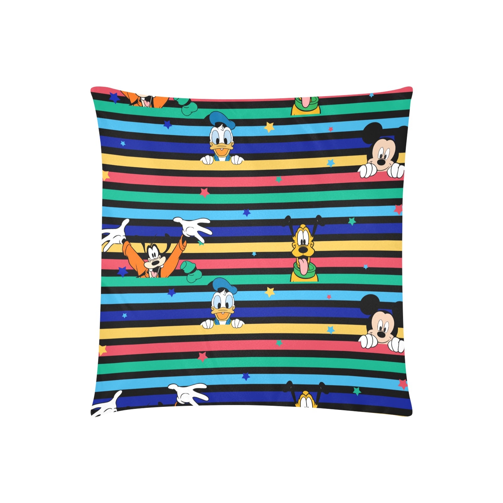 Duck, Mouse, Dog Zippered Cushion Cover 20"x20" - The Cool Collective AU