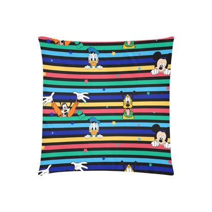 Duck, Mouse, Dog Zippered Cushion Cover 20"x20" - The Cool Collective AU