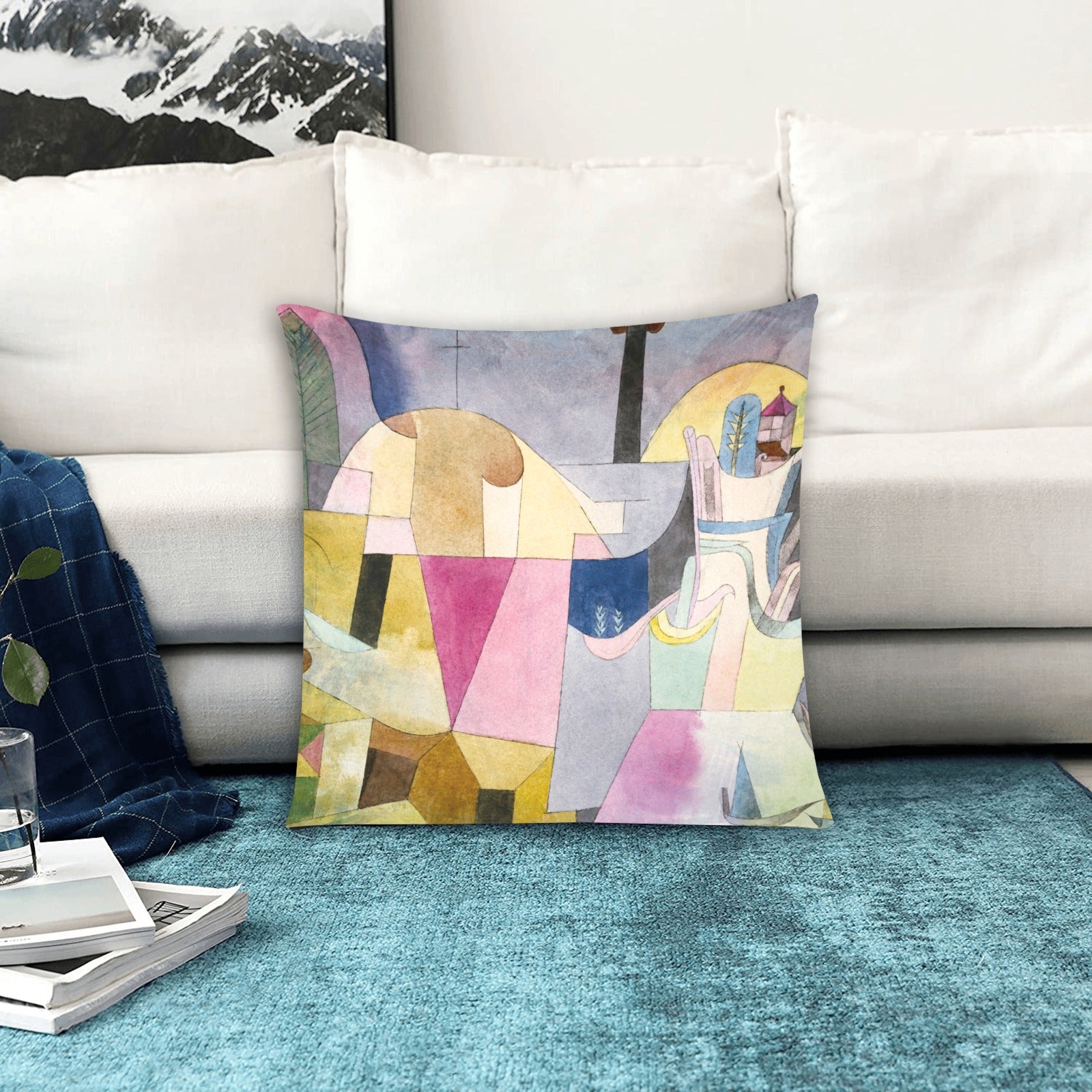 Abstract Zippered Pillow Case 20"x20" - The Cool Collective AU