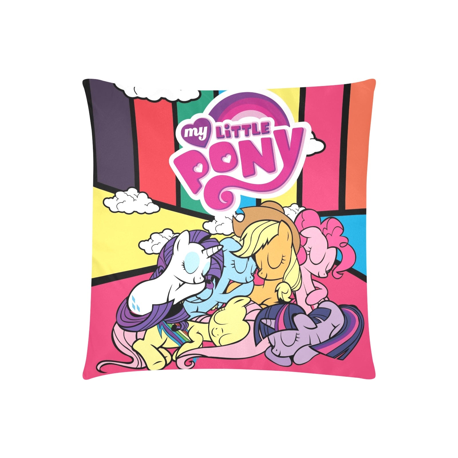 My Little Pony Zippered Cushion Cover 20"x20" - The Cool Collective AU