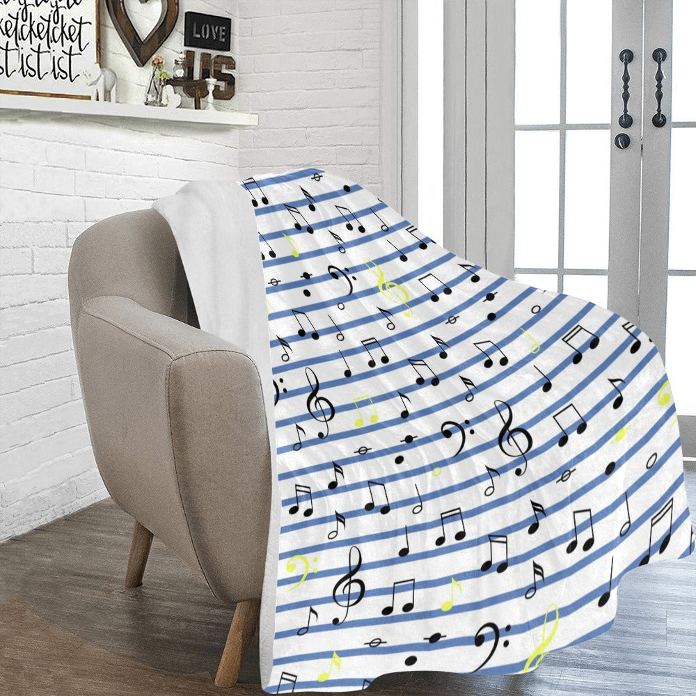 Music Themed Ultra-Soft Micro Fleece Blanket - The Cool Collective AU