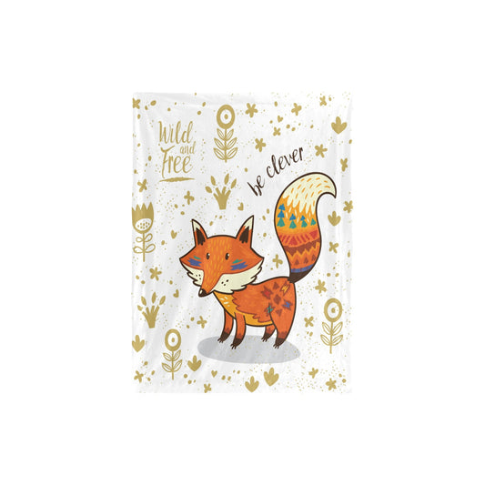 Wild & Free Fox Baby Blanket - The Cool Collective AU