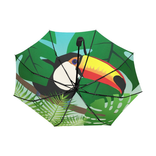 Toucan Anti-UV Auto-Foldable Umbrella - The Cool Collective AU
