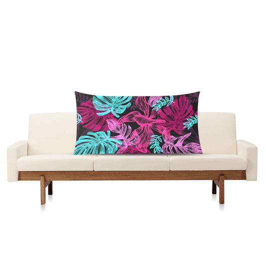 Tropical Pinks Rectangle Pillow Case 20"x36" - The Cool Collective AU