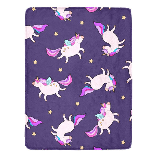 Unicorns Ultra-Soft Micro Fleece Blanket - The Cool Collective AU