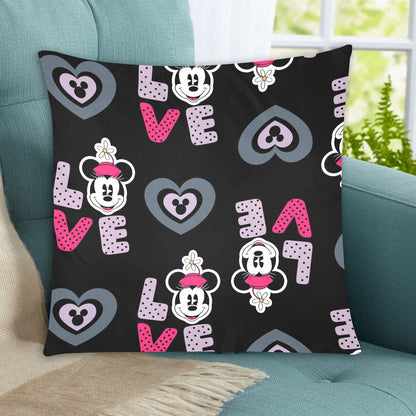 Minnie Mouse Love Zippered Cushion Cover 20"x20" - The Cool Collective AU