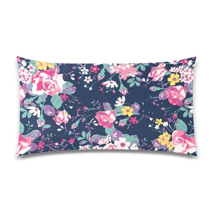 Floral Rectangle Pillow Case 20"x36" - The Cool Collective AU