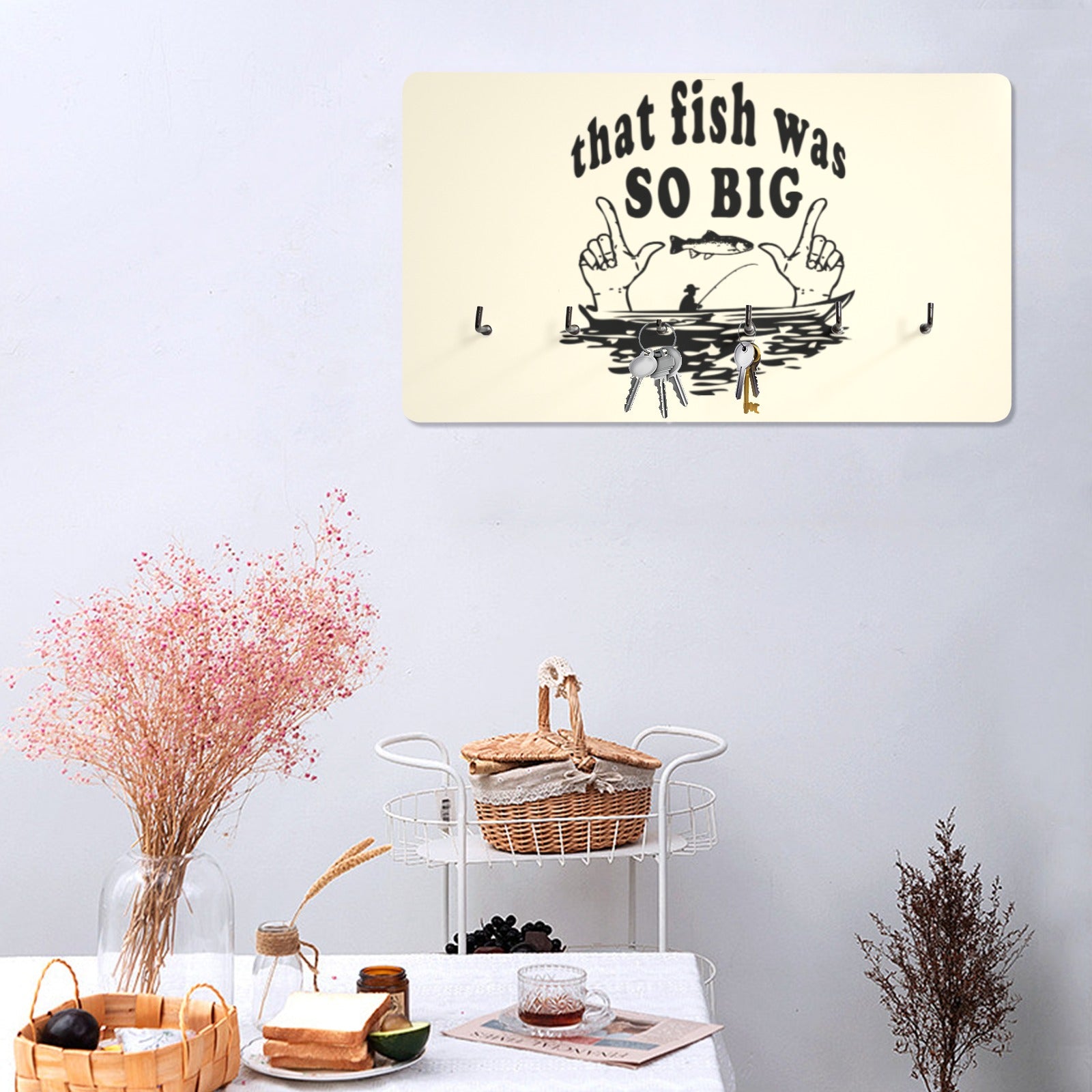 That Fish Was So Big Wall Mounted Decor Key Holder - The Cool Collective AU