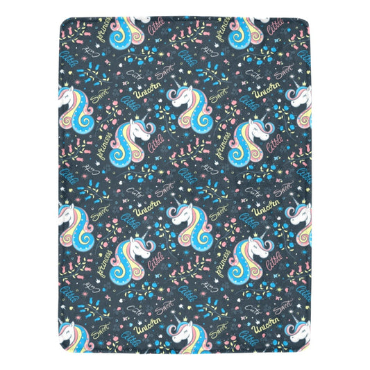 Little Unicorns Ultra-Soft Micro Fleece Blanket - The Cool Collective AU