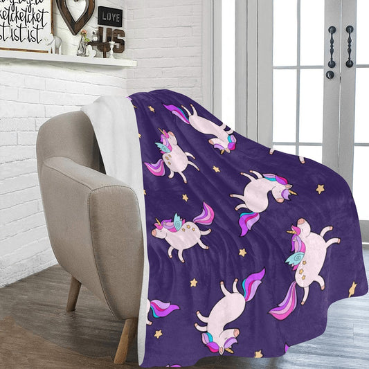 Unicorns Ultra-Soft Micro Fleece Blanket - The Cool Collective AU