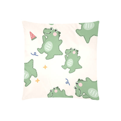 Dinosaur Zippered Cushion Cover 20"x20" - The Cool Collective AU