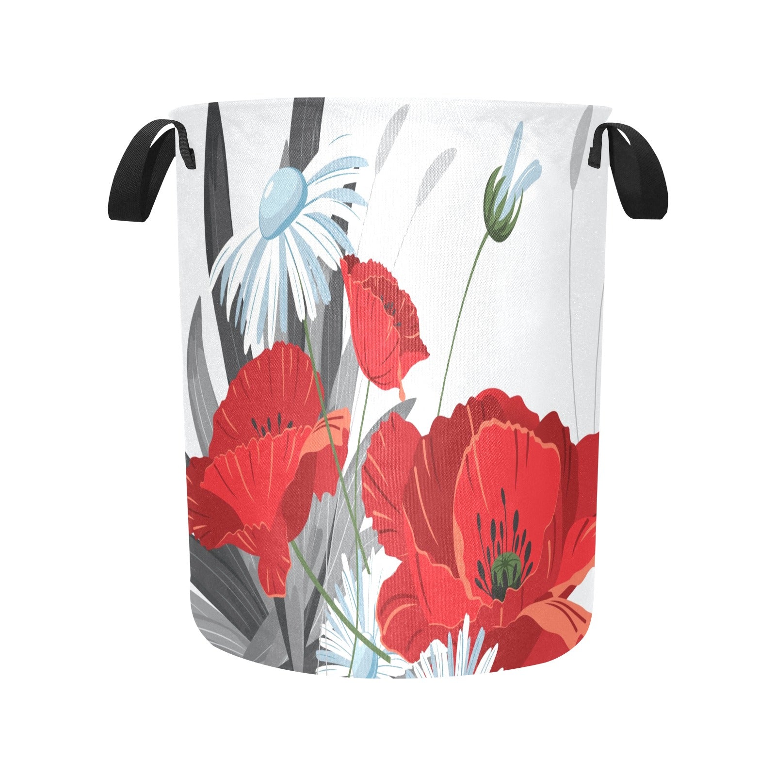 Red Floral Poppies Laundry Bag - The Cool Collective AU