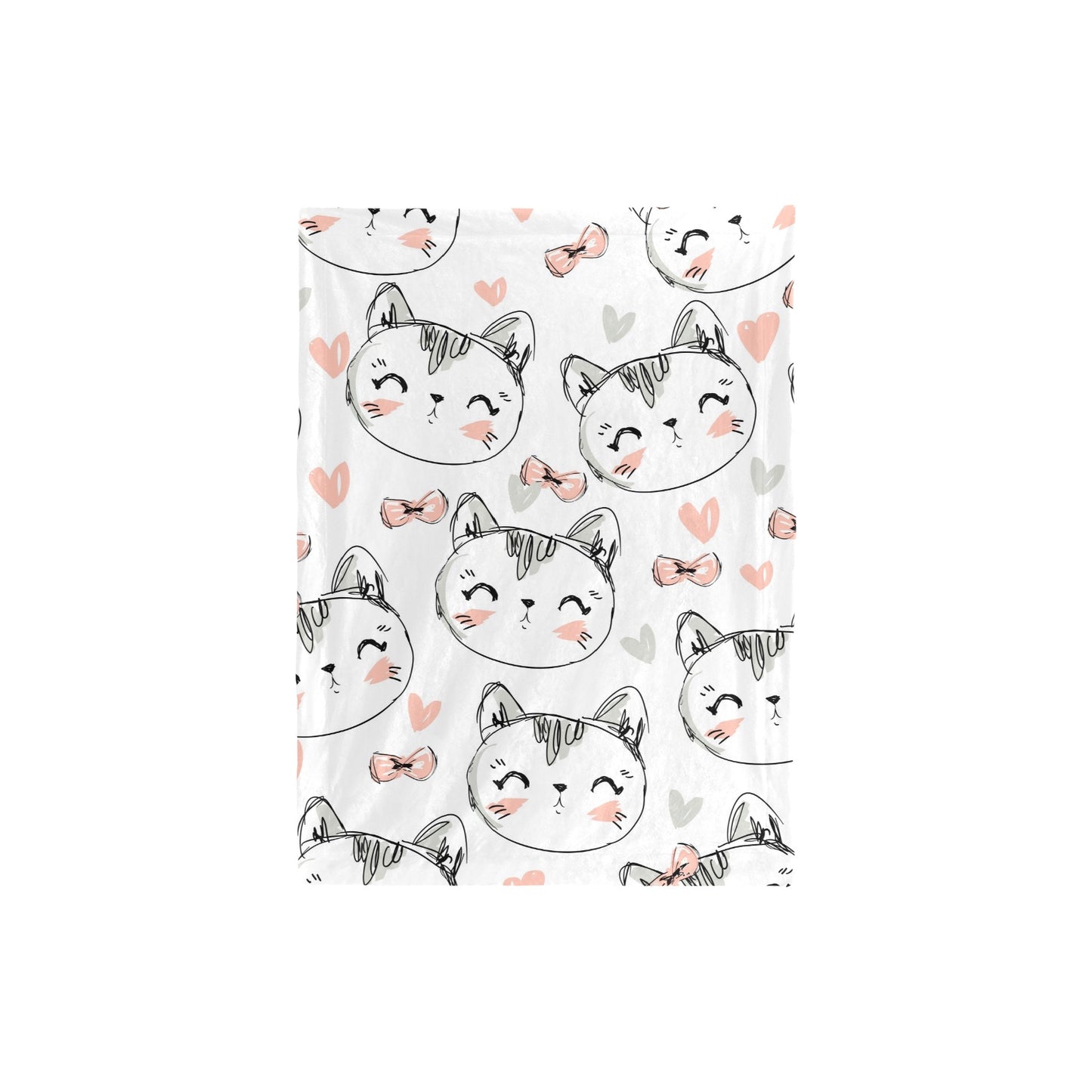 Pretty Kitty Baby Blanket 30"x40" - The Cool Collective AU