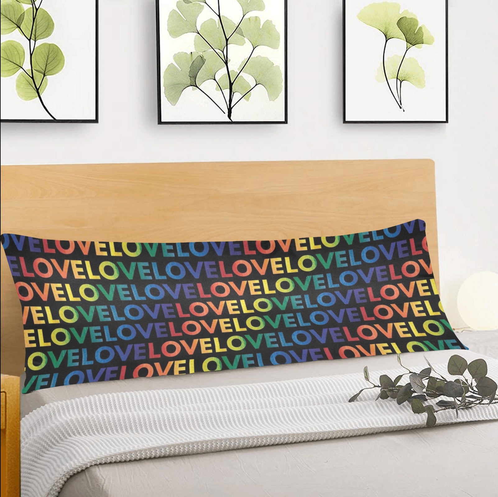 Pride Love Body Pillow Case 20" x 54" - The Cool Collective AU