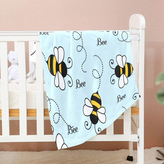 Beautiful Bee Baby Blanket - The Cool Collective AU