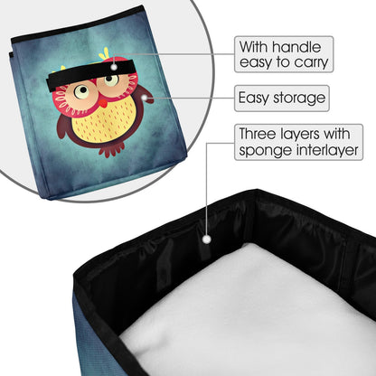 Artful Owl Storage Cube Quilt Storage Bag - The Cool Collective AU