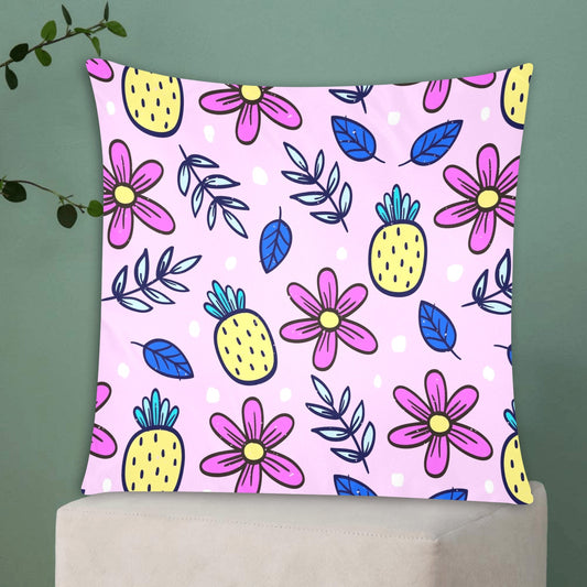 A Pop Of Pineapple Zippered Cushion Cover 20"x20" - The Cool Collective AU