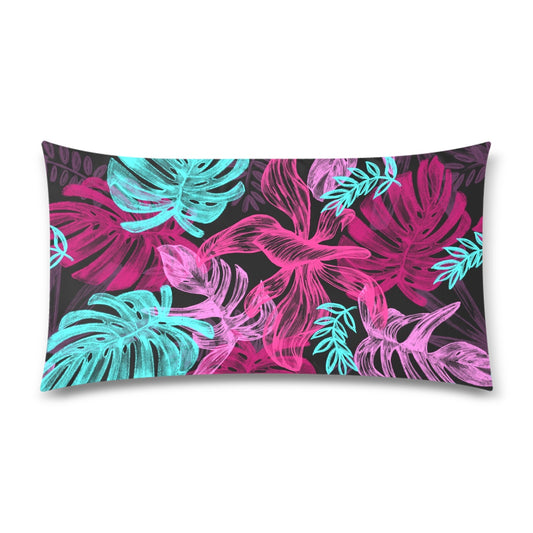 Tropical Pinks Rectangle Pillow Case 20"x36" - The Cool Collective AU