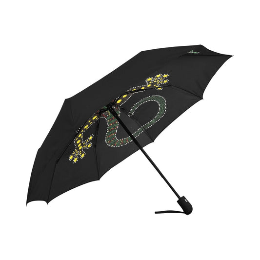 Indigenous Inspired Anti-UV Auto-Foldable Umbrella - The Cool Collective AU