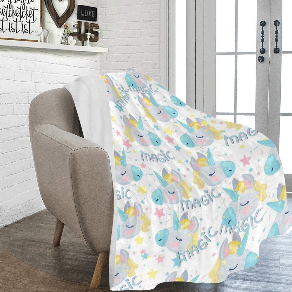 Magic Unicorn Ultra-Soft Micro Fleece Blanket - The Cool Collective AU