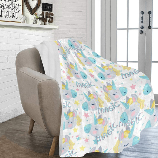 Magic Unicorn Ultra-Soft Micro Fleece Blanket - The Cool Collective AU