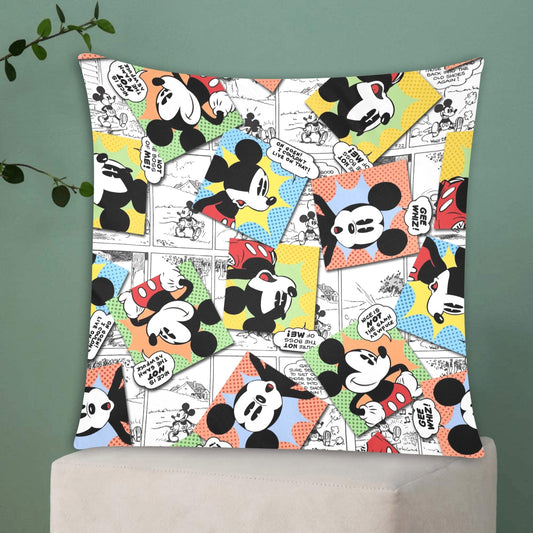 Mickey Cartoon Zippered Cushion Cover 20"x20" - The Cool Collective AU
