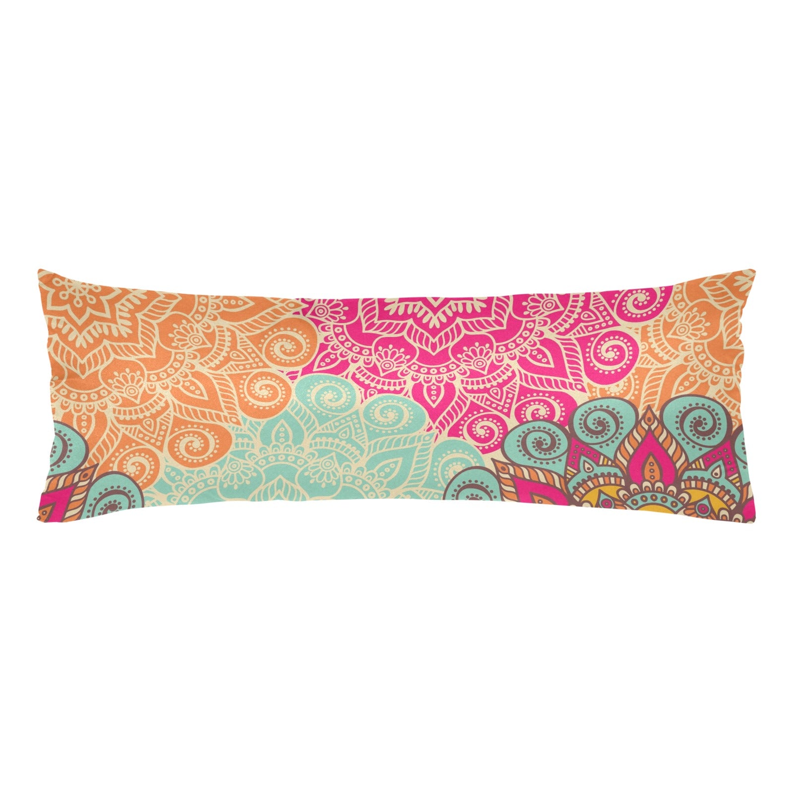 Boho Printed Body Pillow Case 20" x 54" - The Cool Collective AU