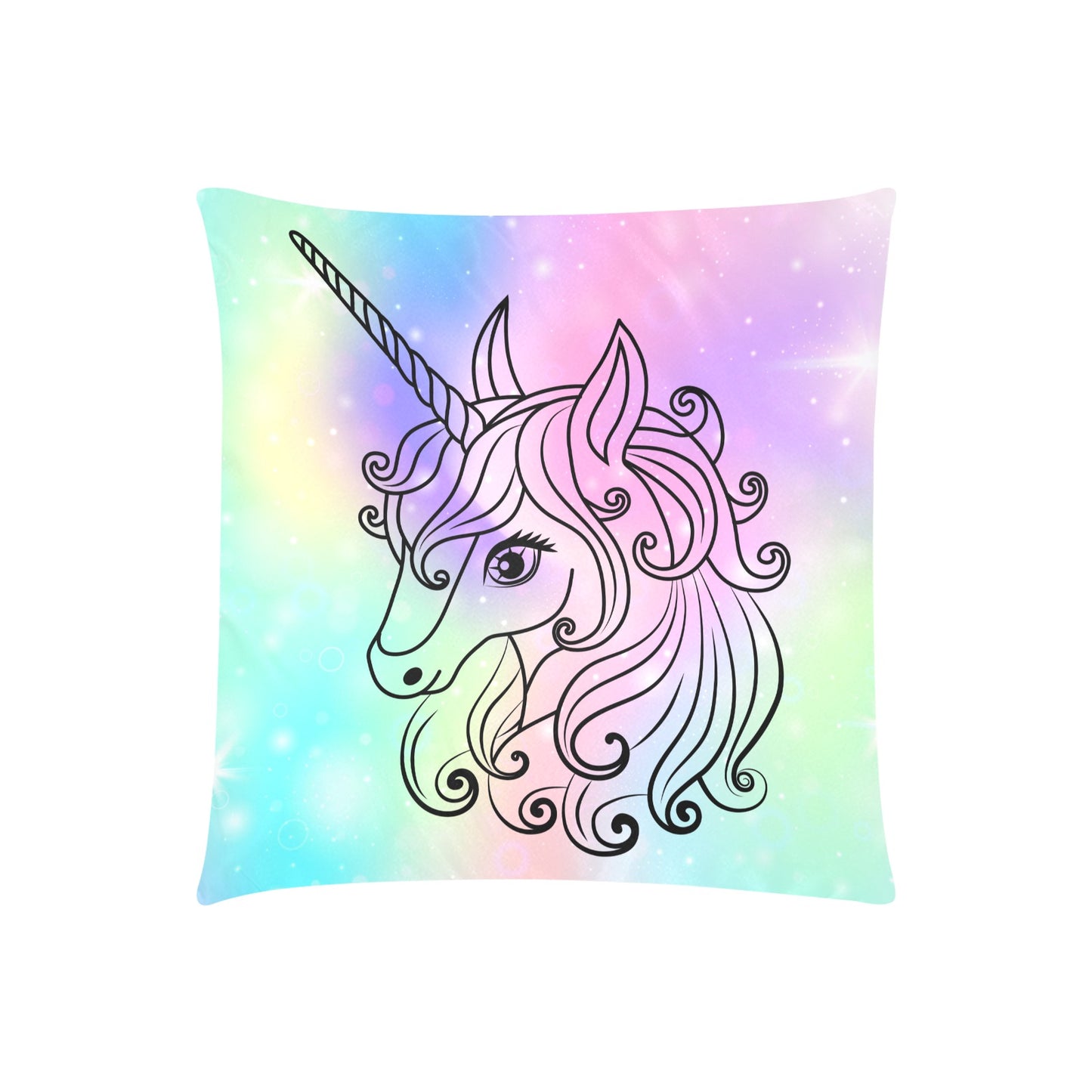 Unicorn Zippered Cushion Cover 20"x20" - The Cool Collective AU