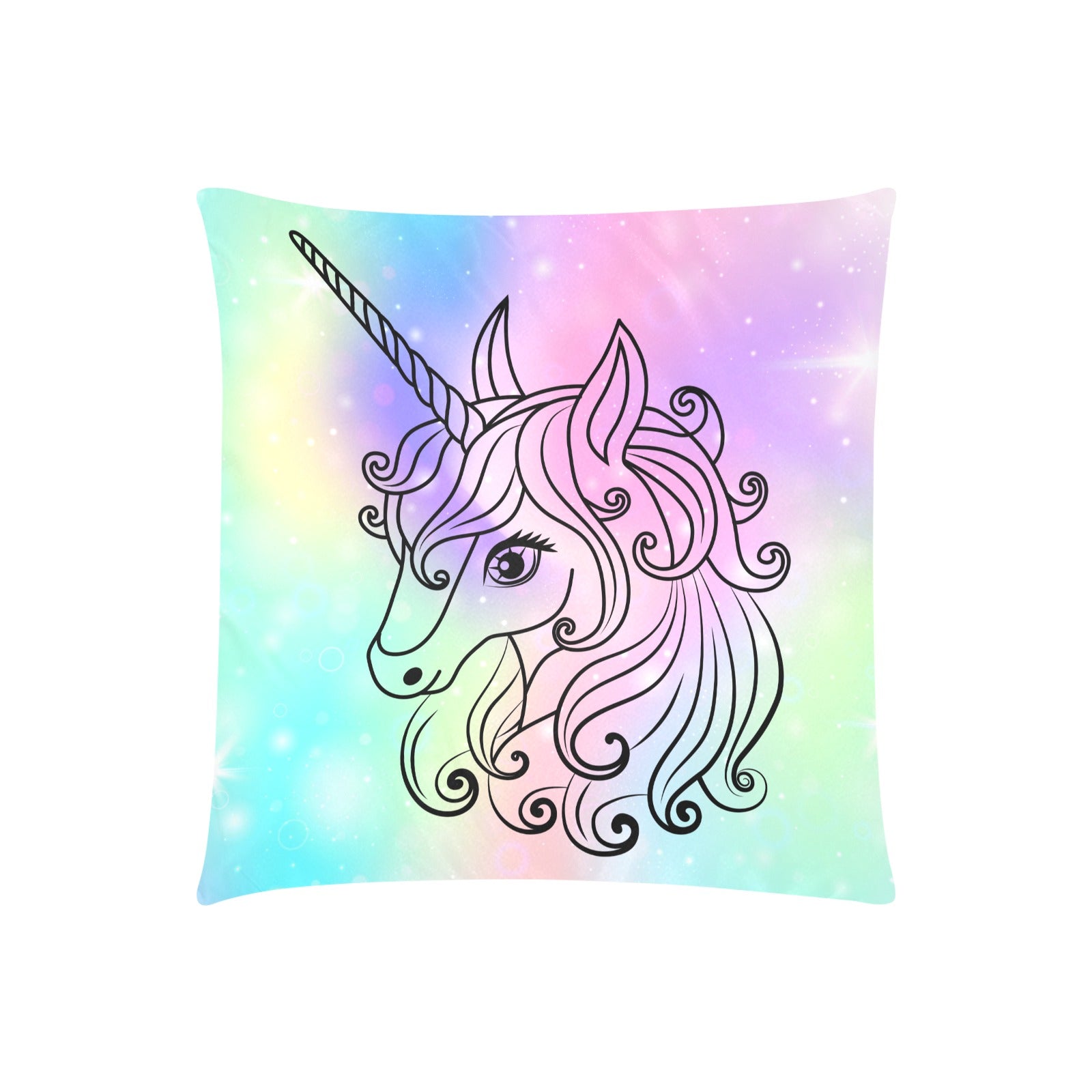 Unicorn Zippered Cushion Cover 20"x20" - The Cool Collective AU