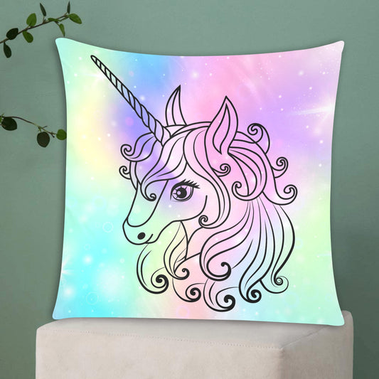 Unicorn Zippered Cushion Cover 20"x20" - The Cool Collective AU