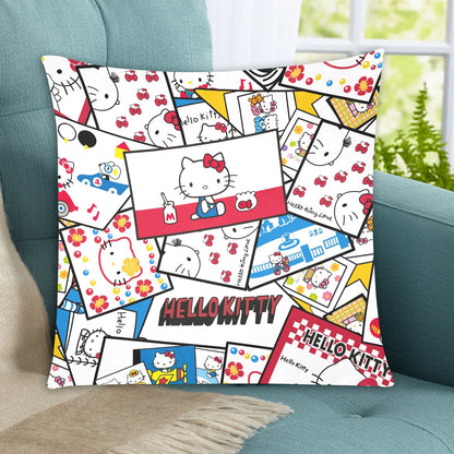 Hello Kitty Inspired Zippered Cushion Cover 20"x20" - The Cool Collective AU