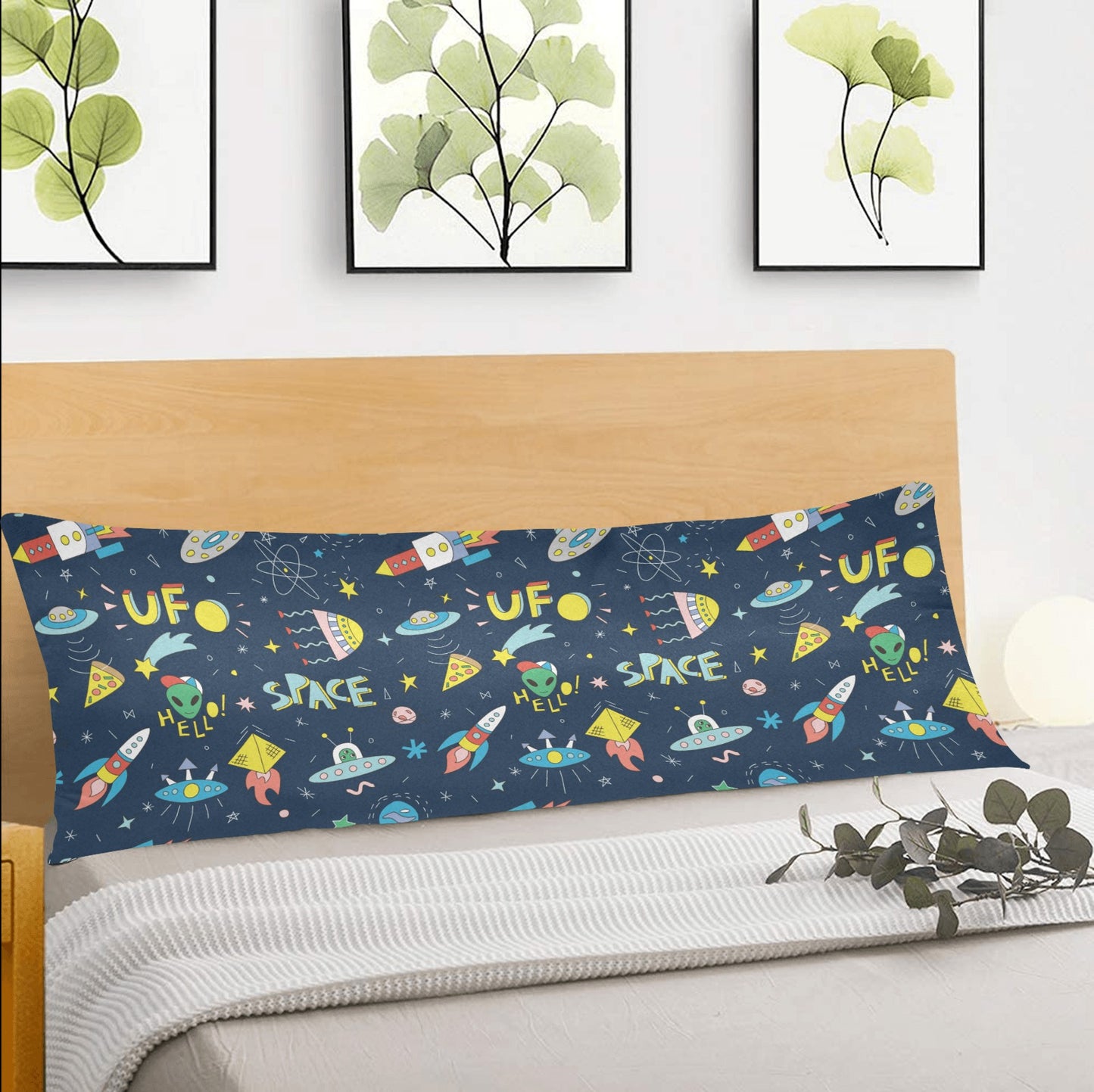 Space Theme Body Pillow Case 20" x 54" - The Cool Collective AU