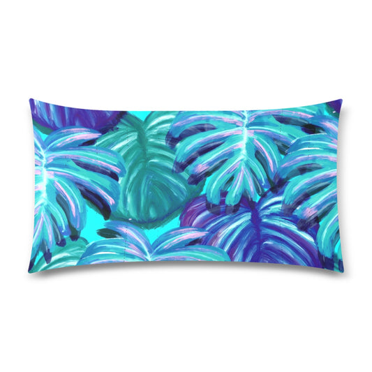 Tropical Blues Rectangle Pillow Case 20"x36" - The Cool Collective AU