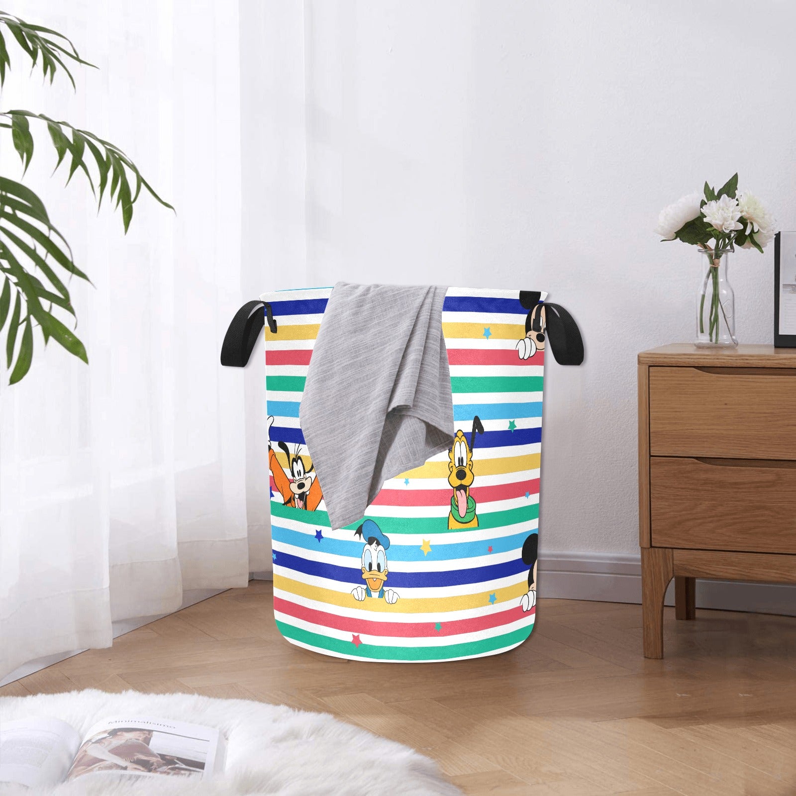Cartoon Duck, Mouse, Dog Laundry Bag - The Cool Collective AU